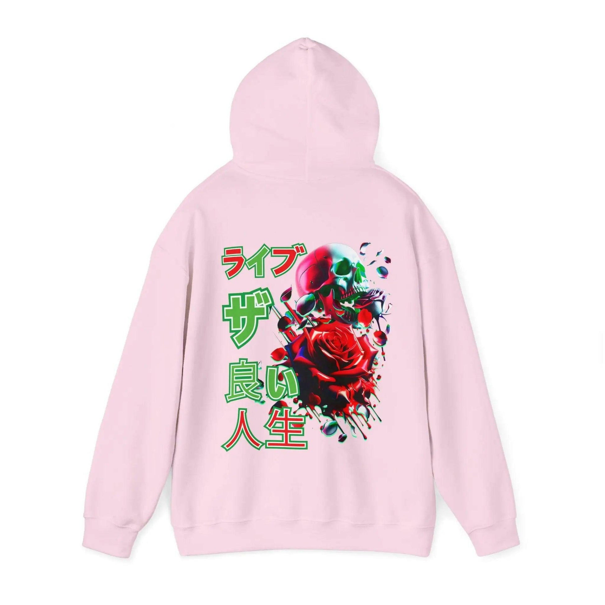 LIVE THE GOOD LIFE Hooded Sweatshirt Printify