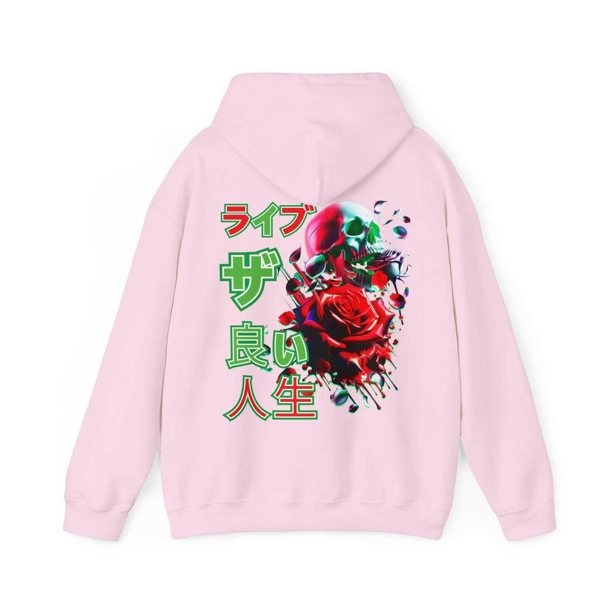 LIVE THE GOOD LIFE Hooded Sweatshirt Printify