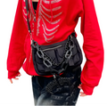 Cakulo Rhinestone Skeleton Hoodie.