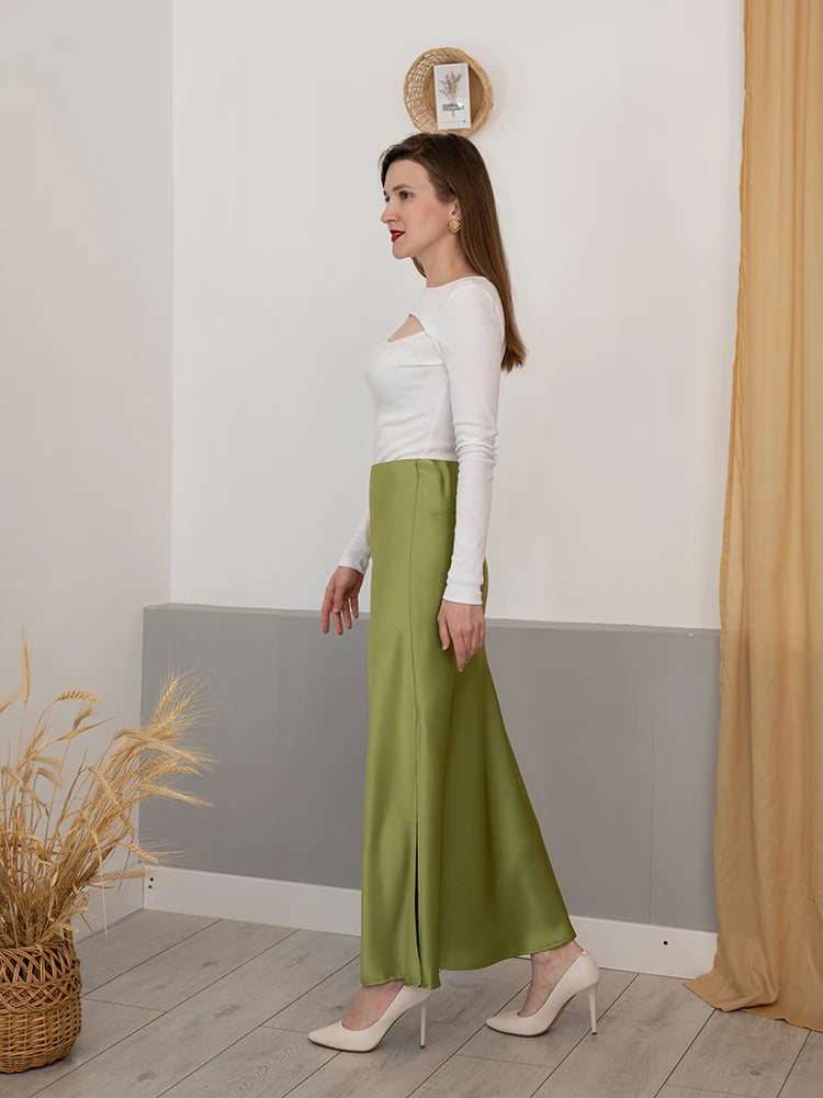 Silk Satin Skirt KOAKON