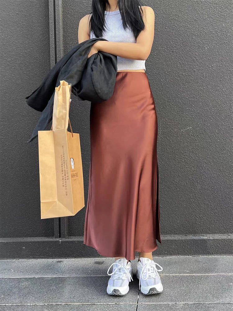 Silk Satin Skirt KOAKON