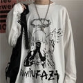 Oversized Long Sleeve Gothic Top.