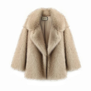 Neo Mint Oversized Gradient Fluffy Fur Coat Jacket.