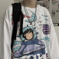 Oversized Long Sleeve Gothic Top.