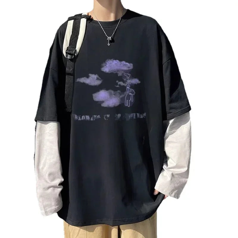Oversized Long Sleeve Gothic Top.