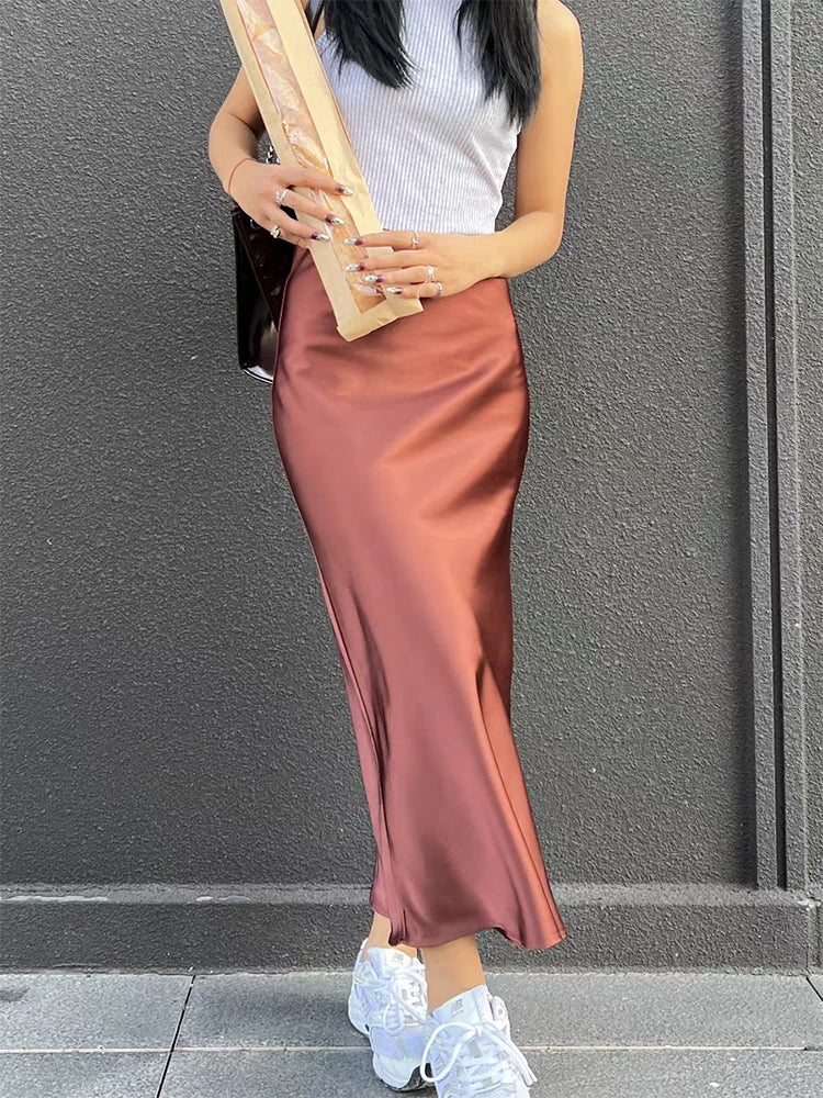 Silk Satin Skirt KOAKON