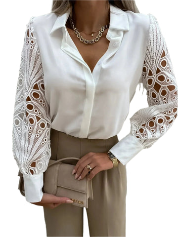 Laced Floral Blouse KOAKON