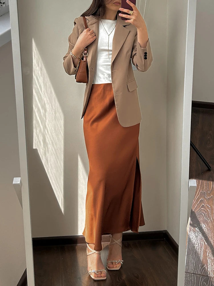 Silk Satin Skirt KOAKON