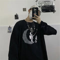 T Shirt for Men Autumn Y2k T-shirt Streetwear Oversized Long Sleeve Anime T-shirt Harajuku Gothic Vintage Graphic Manga Tee Tops KOAKON