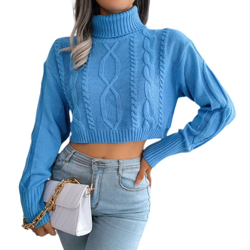 Knitted Crop Top Sweater KOAKON