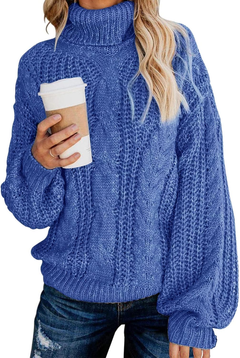 Thick Chunky Turtleneck Sweater