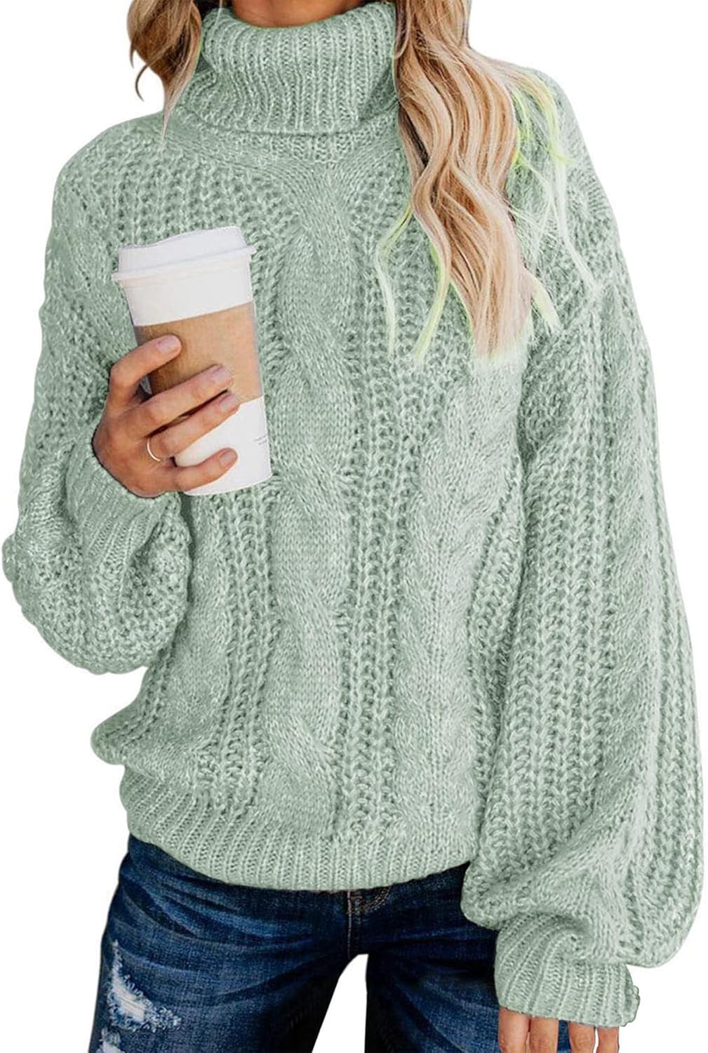 Thick Chunky Turtleneck Sweater
