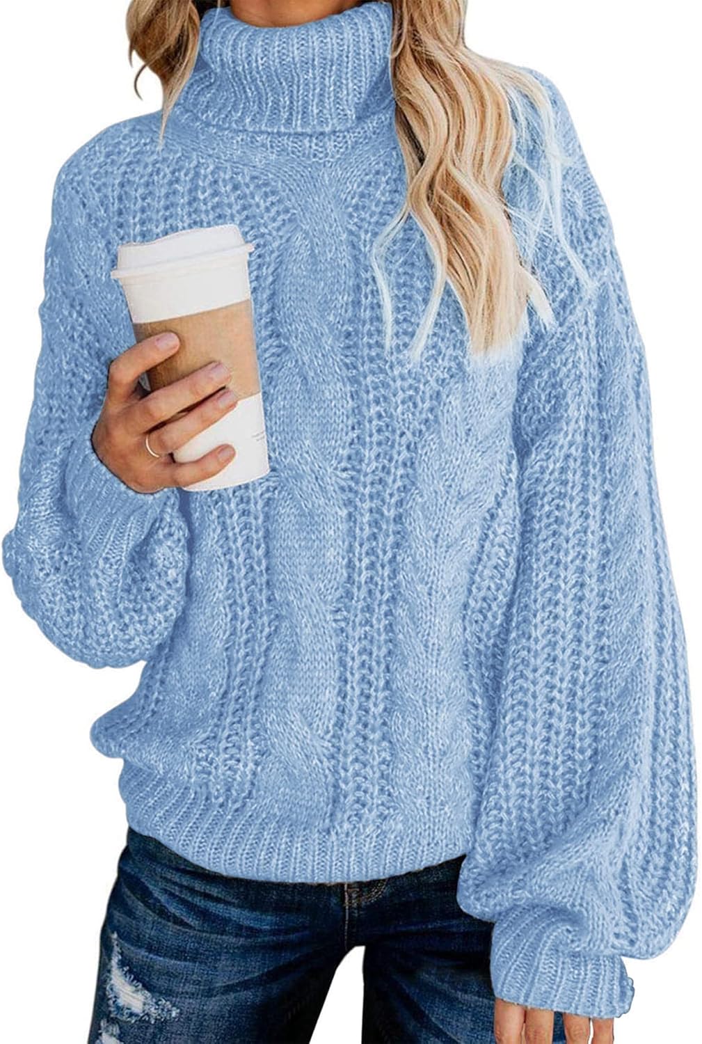 Thick Chunky Turtleneck Sweater