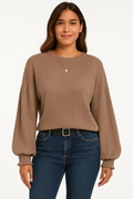 Stylish Lantern Long Sleeved Shirt KOAKON