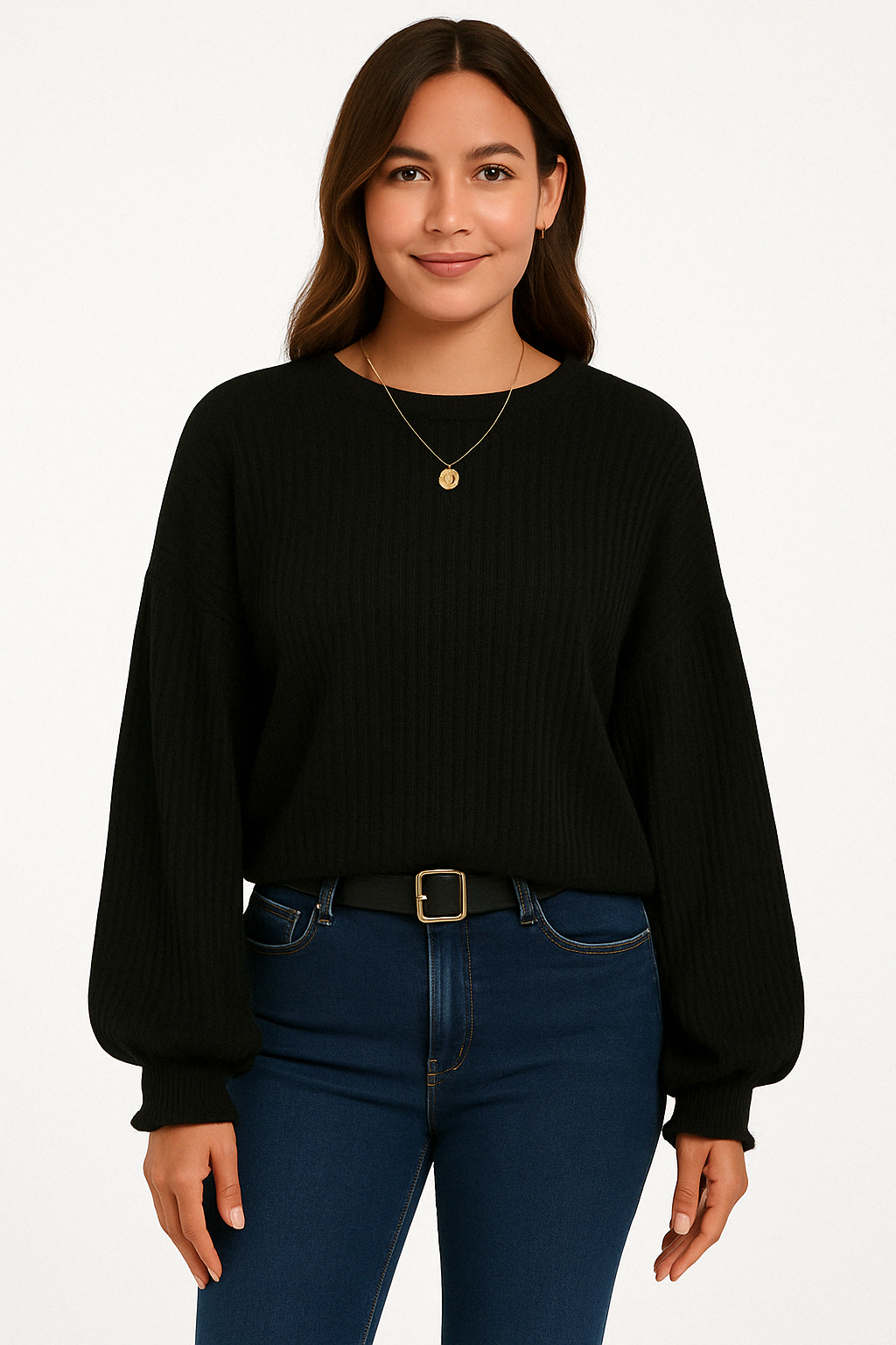 Stylish Lantern Long Sleeved Shirt KOAKON