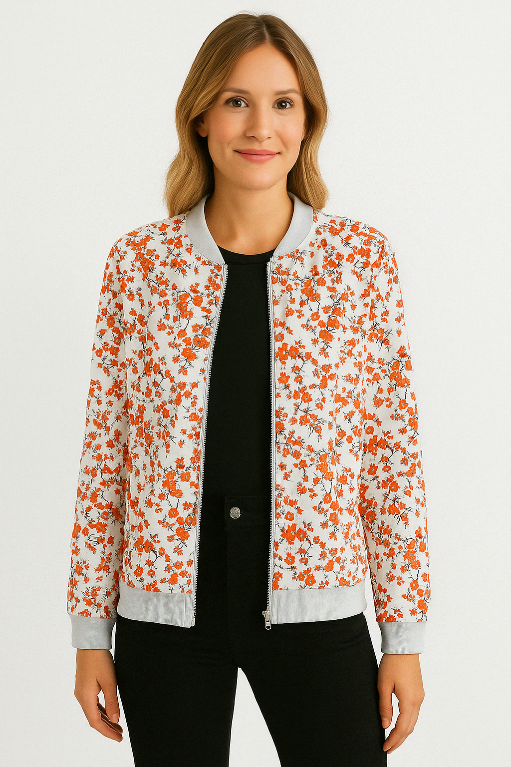 White Spring Bomber Jacket KOAKON
