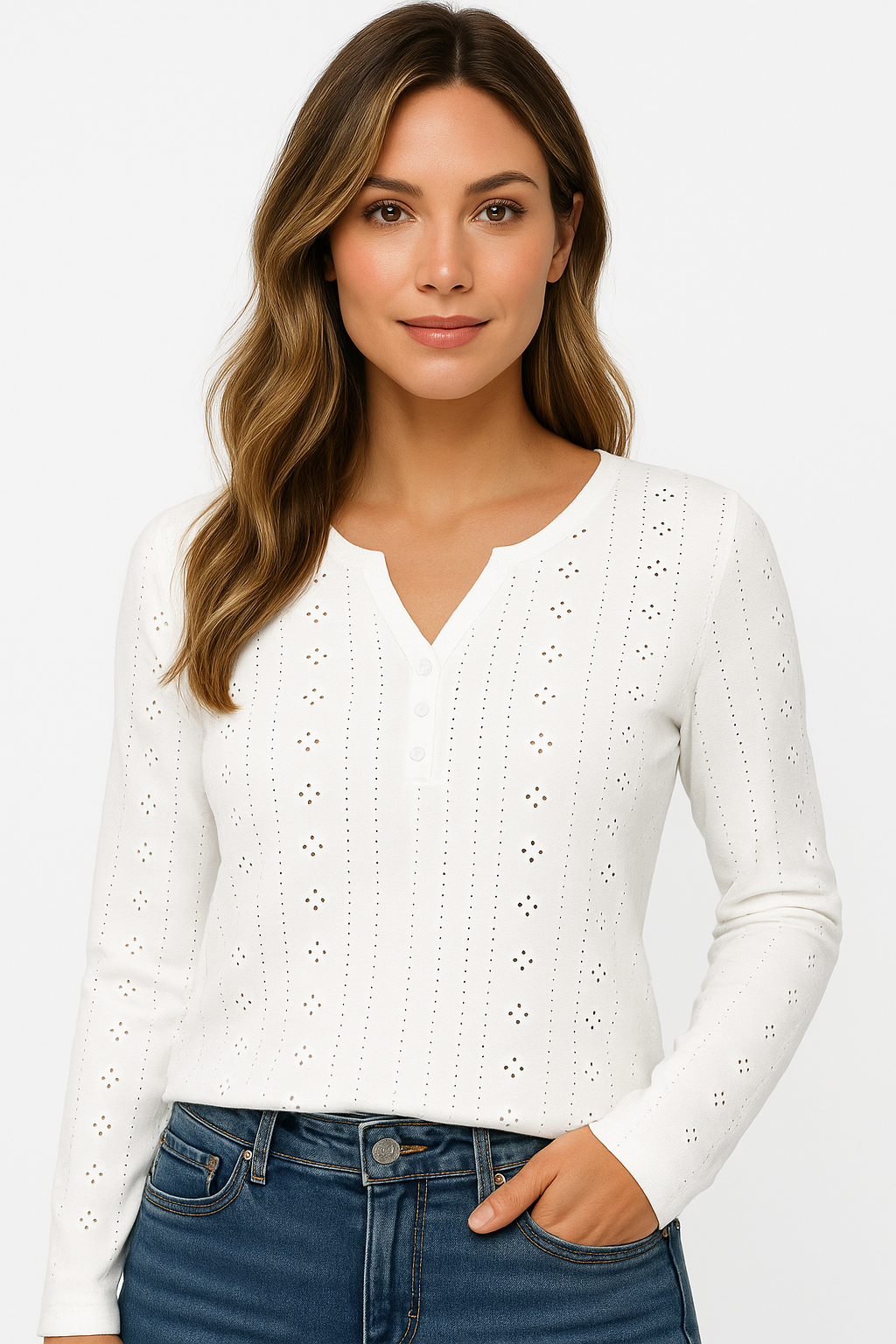 Roomy V-neck Blouse KOAKON