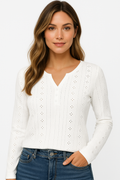 Roomy V-neck Blouse KOAKON