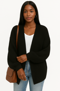 Knitted lantern sleeve cardigan KOAKON