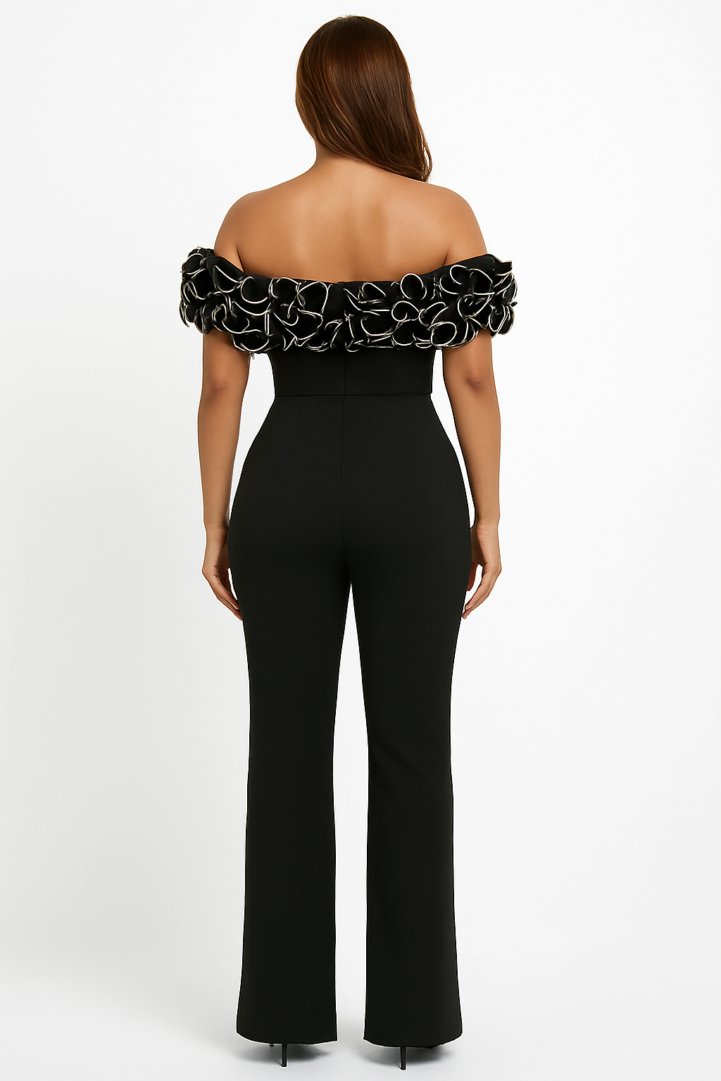 Elegant Rose Detail One Piece KOAKON
