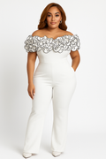 Elegant Rose Detail One Piece KOAKON