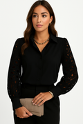 Laced  Floral Blouse KOAKON