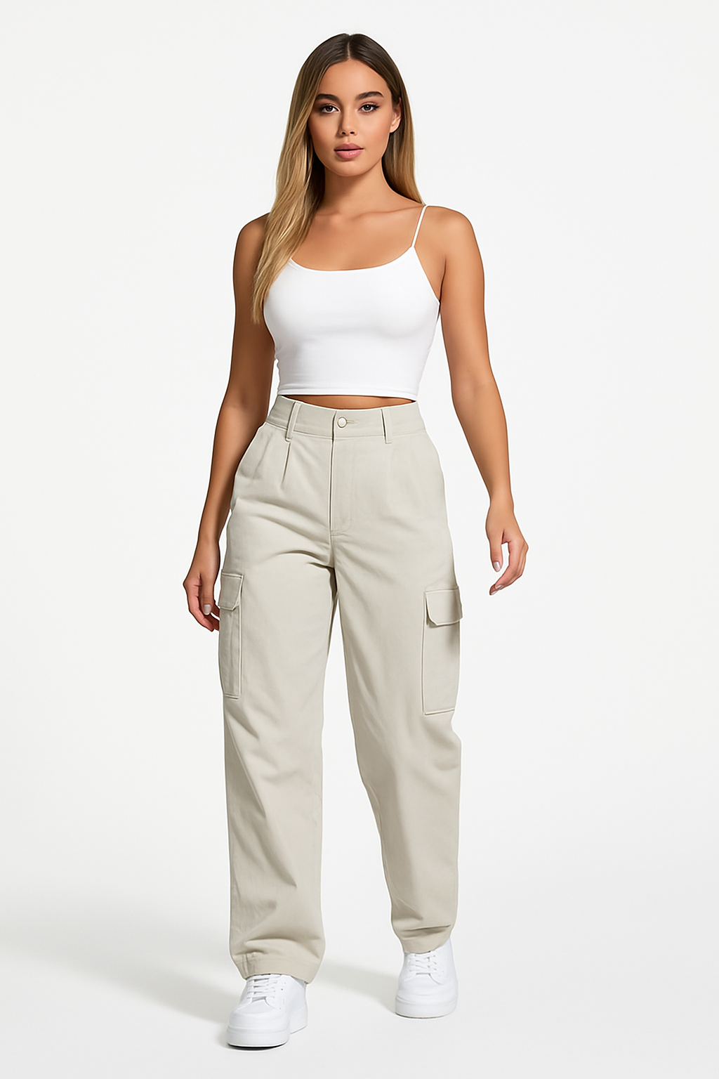High Waist Cargo Pants KOAKON