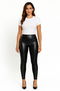 High Waist Faux Leather Leggings KOAKON