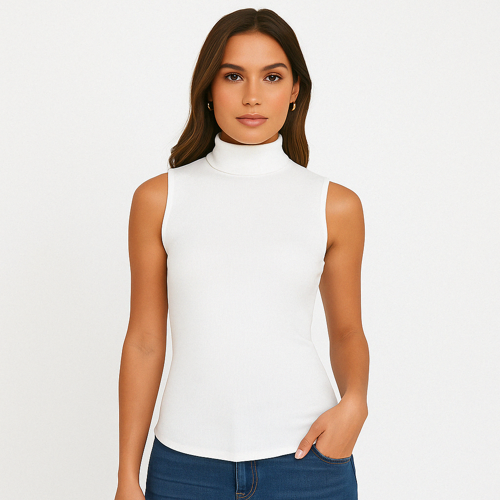 Sexy Sleeveless Turtleneck KOAKON