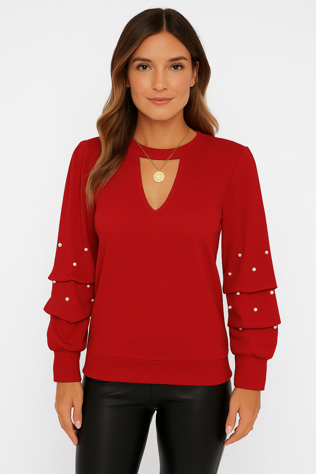 Keyhole Neck Blouse KOAKON