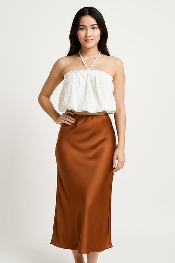 Silk Satin Skirt KOAKON