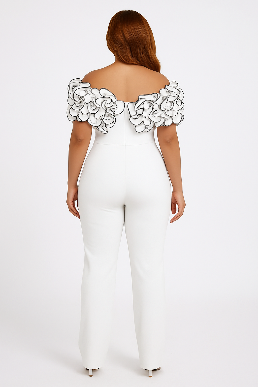 Elegant Rose Detail One Piece KOAKON