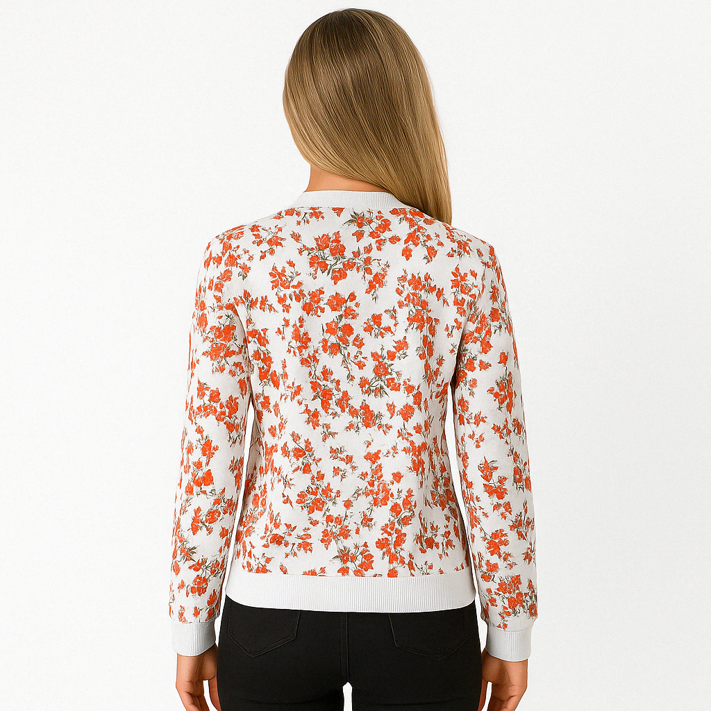 White Spring Bomber Jacket KOAKON