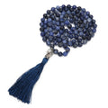 Natural Sodalite  Meditation Bead Necklace KOAKON