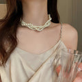 Twining Pearl Choker Necklace KOAKON