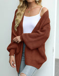 Knitted lantern sleeve cardigan KOAKON