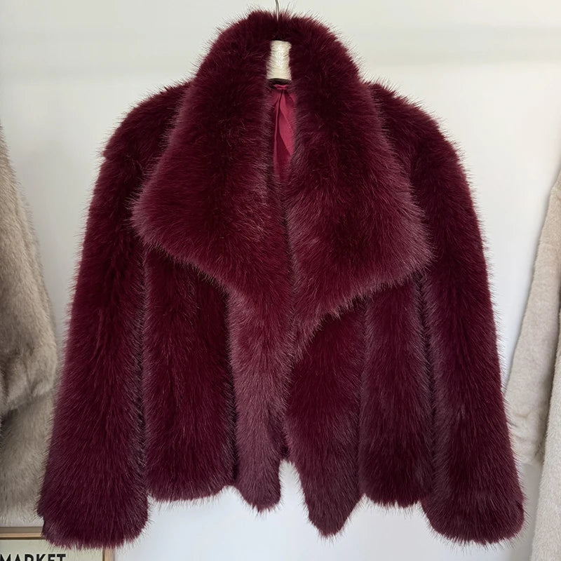 Stylish fur coat for women at an affordable price