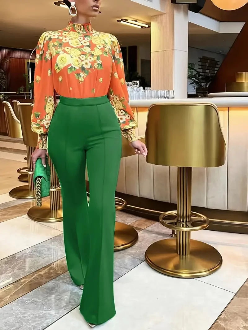 Slim Professional Bell Bottom Pants KOAKON