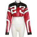 Faux Leather Red Jacket KOAKON