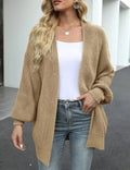 Knitted lantern sleeve cardigan KOAKON