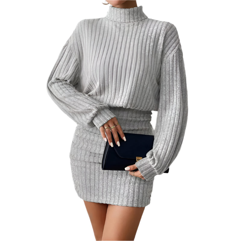 Long Sleeved Knitted Dress KOAKON