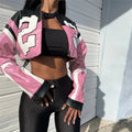 Faux Leather Red Jacket KOAKON
