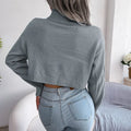 Knitted Crop Top Sweater KOAKON