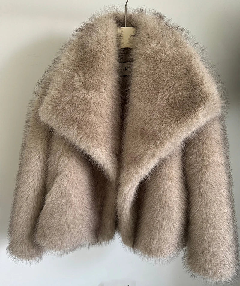 Stylish fur coat for women at an affordable price