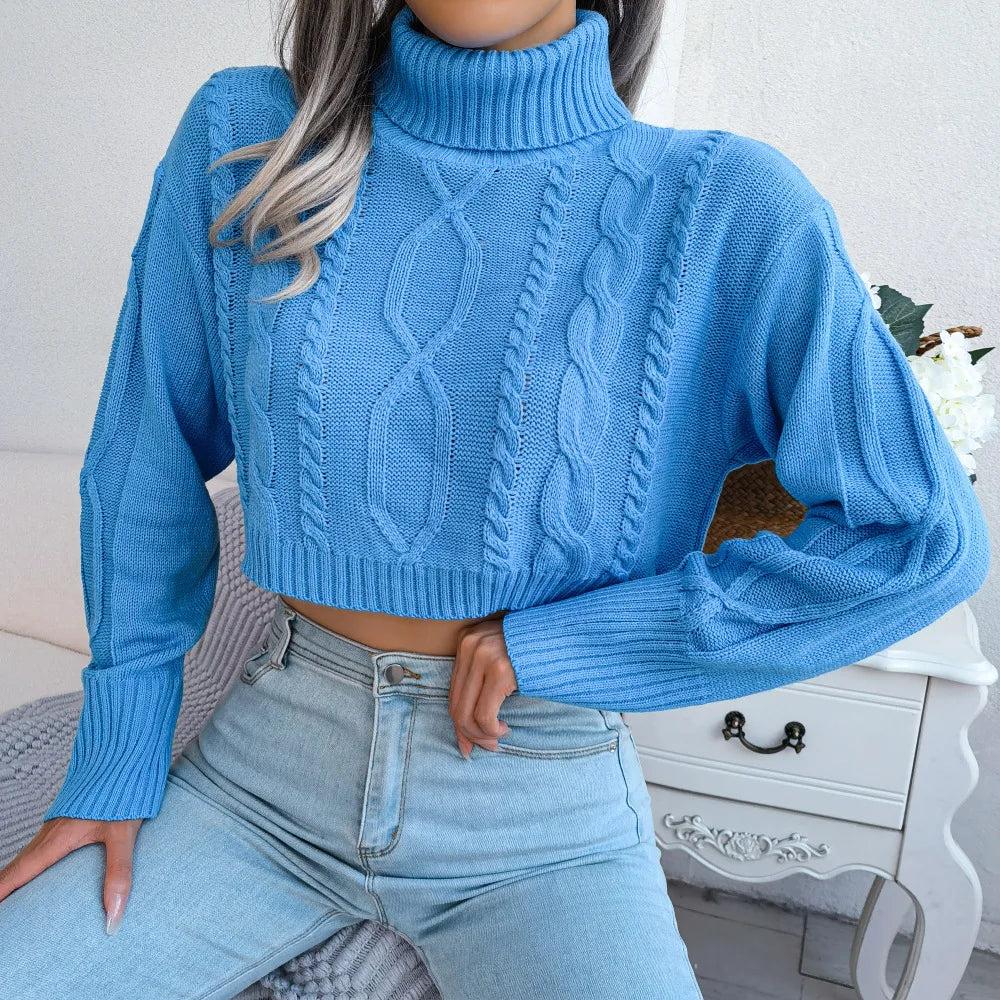 Knitted Crop Top Sweater KOAKON