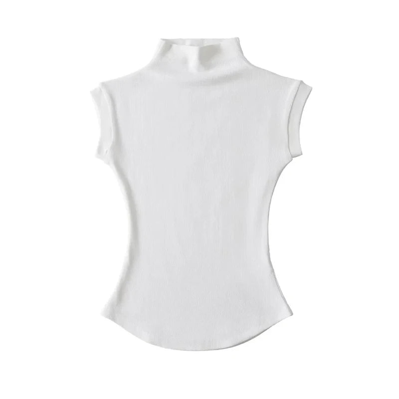 Sexy Sleeveless Turtleneck KOAKON