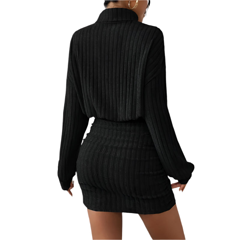 Long Sleeved Knitted Dress KOAKON
