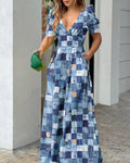 Elegant Colorful Shrugged Pocket High Waist Onesie KOAKON