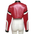Faux Leather Red Jacket KOAKON