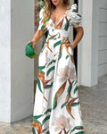 Elegant Colorful Shrugged Pocket High Waist Onesie KOAKON